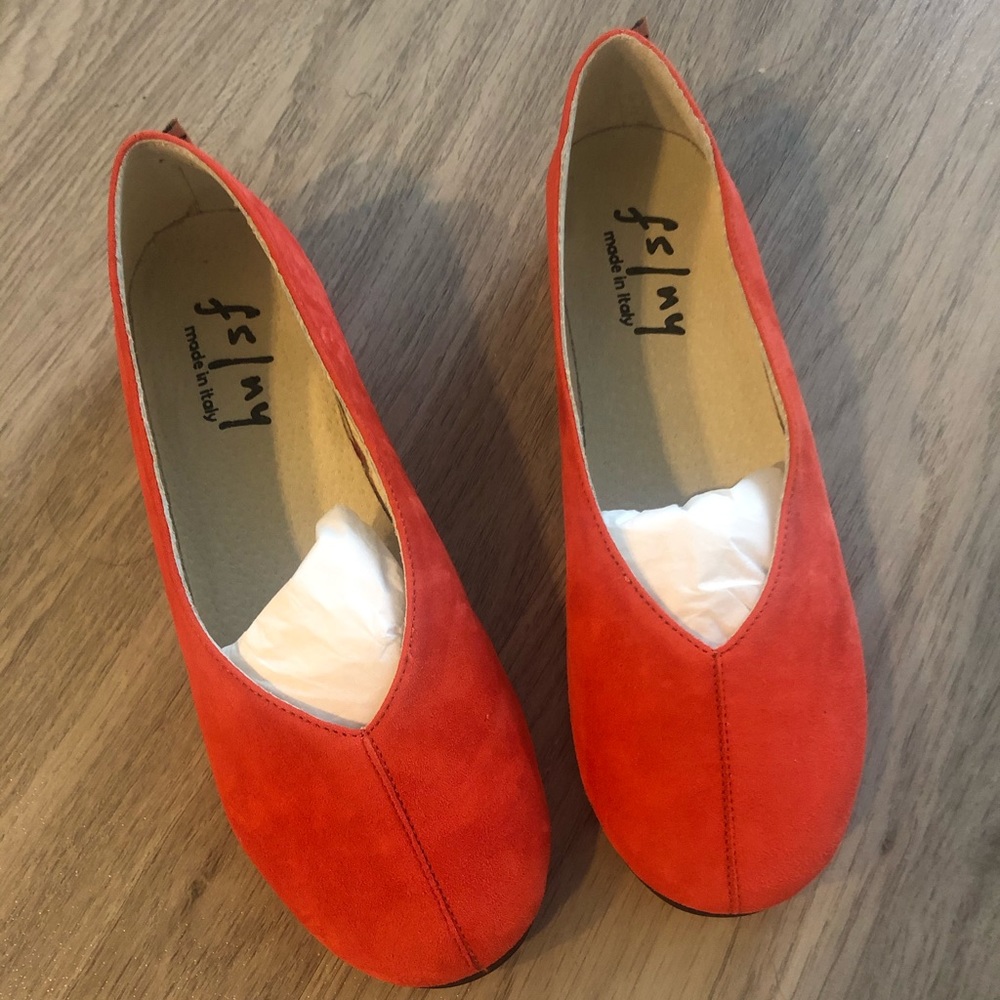 COPY - French Sole (FS/NY) Split Suede Wedge Flat…